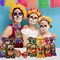 100 Pcs Dia De Los Muertos Goodie Bags Day of The Dead Gift Bags with Golden Twist Ties Day of The Dead Party Favors Bulk Sugar Skull Candy Bags for Mexican Party Day of The Dead Supplies Decor